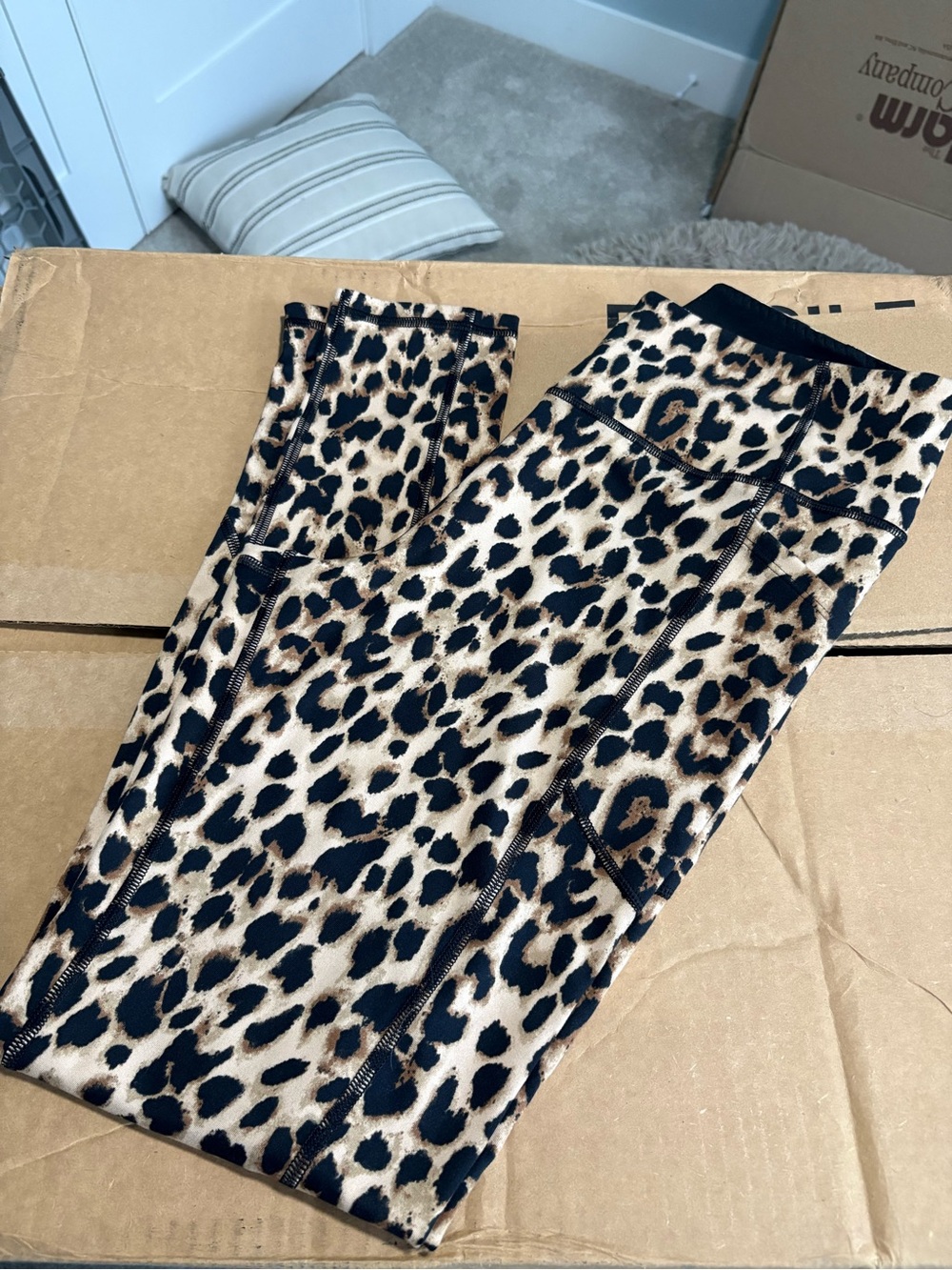 Victoria’s Secret Leopard Print High-Waist Leggings - Women's Active Pants